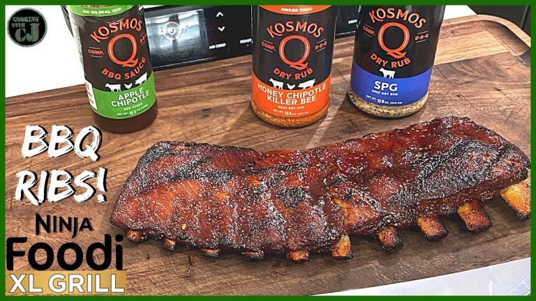 NINJA FOODI XL GRILL BBQ RIBS! | Ninja Foodi Smart XL Grill Recipes!