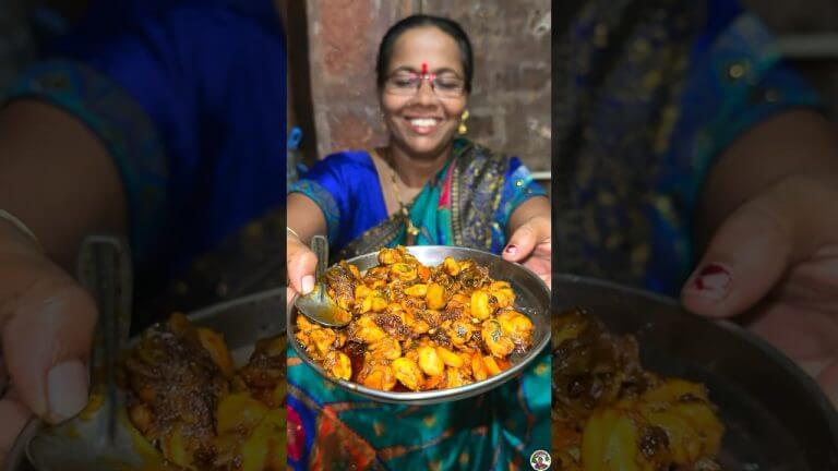 Lasuni Kalva #trending #1mintrecipe #streetfood#homemade #viral #foodie#recipe#kokanranmeva #oyster