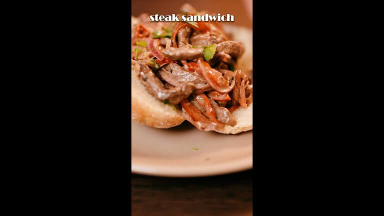 Rump Steak Sandwich Recipe #short #cooking #food