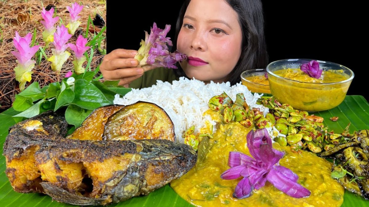 MOUNTAIN’S FLOWERS RECIPE🔥🔥🔥|| YAIPAL GI MATHEL💐|| HOME COOK DISHES MUKBANG|| #REAL_MUKBANG