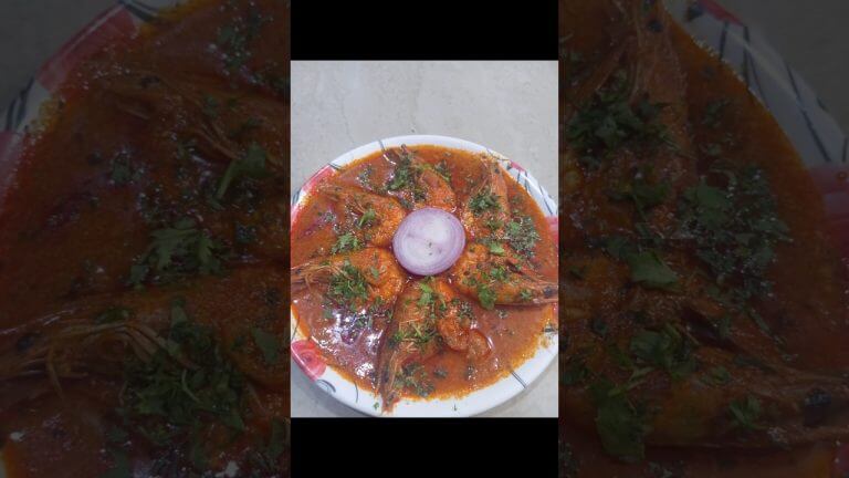 kolambi rassa  prawns gravy #youtubeshorts #seafood #food #shorts