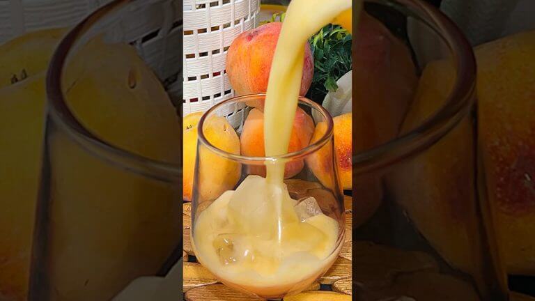 Aroo (peach)Refreshing juice Recipe #youtubeshorts #shortvideo#recipe #summerdrink #shorts#short