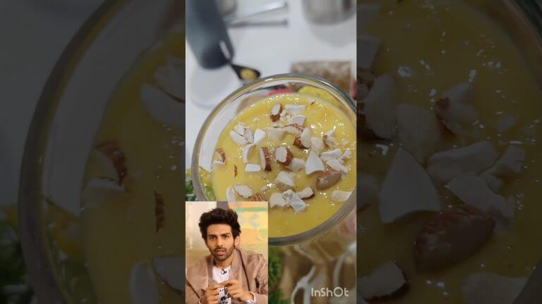 kartik aaryan favourite fruit mango | mango shake #ytshorts #shorts #shortvideo