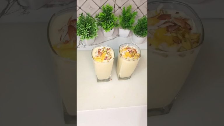 Mango Shake Recipe | Homemade Mango Shake #shorts #viral