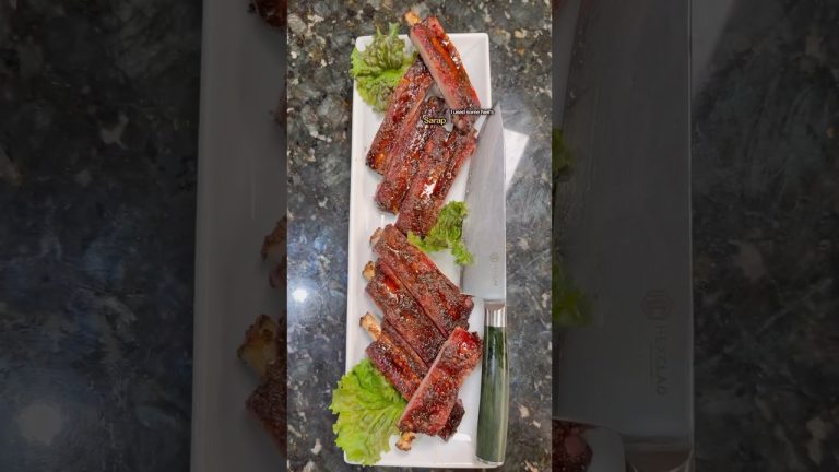 How to BBQ the BEST ASIAN STICKY RIBS HOT AND FAST!