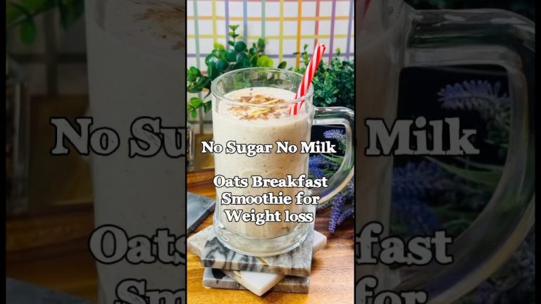 oats smoothie #shorts #shortsfeed #shortsviral #oats #weightloss @Yummy_therapy