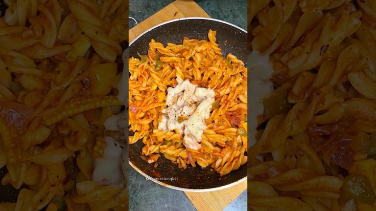 आसान और टेस्टी पास्ता रेसिपी | Easy & Tasty Pasta Recipe #shorts #pasta #shortsviral #viral