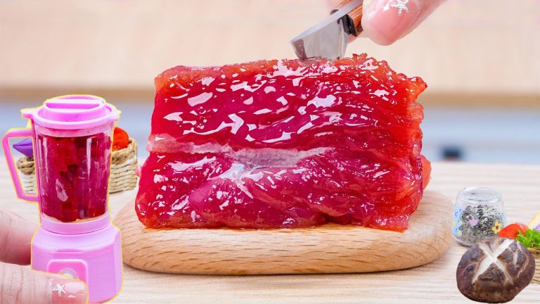 Amazing Miniature French Inspired Recipes 🇫🇷 Beef Stew with Mushrooms 🥩 Delicious Miniature