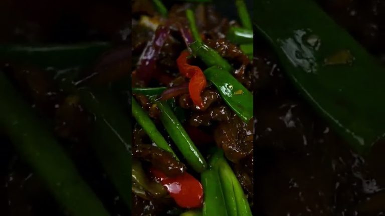 Make This! 😍 Delicious Mongolian Beef Recipe At Home 🥩🍲