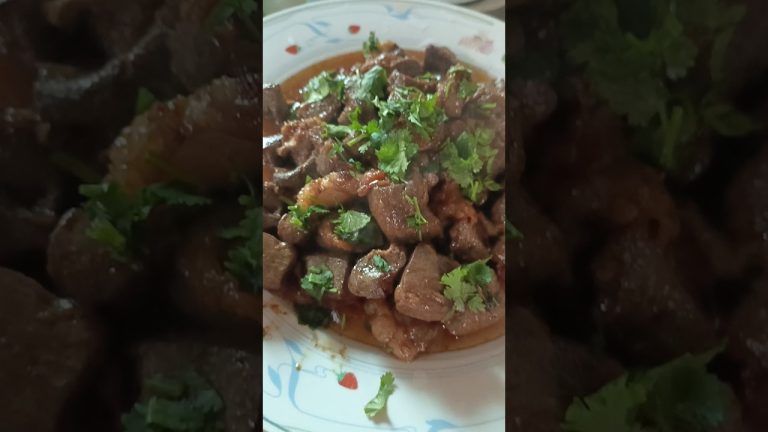 Beef Kaleji |Kaleji recipe#kalejifryrecipe#food#shortvideo #vairal#cooking#video #tranding#kalejifry