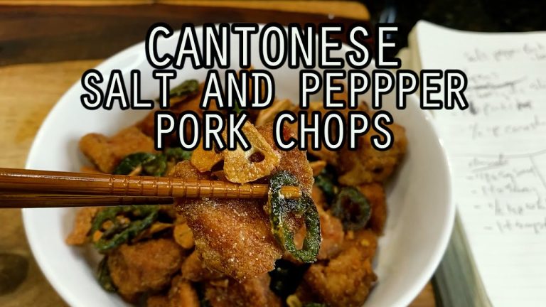 Woo Can Cook | Salt and Pepper Pork Chops (Jiaoyan Zhupai) #trending #recipe #food #cooking