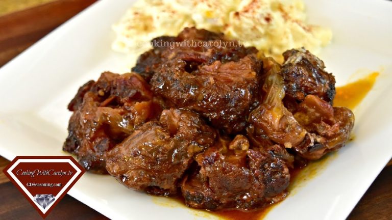 The BEST Smoky BBQ Oxtails Recipe | BBQ, Crock Pot and Oven Methods | Cooking With Carolyn