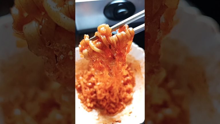 Maggi Korean BBQ Veg Noodles #shorts