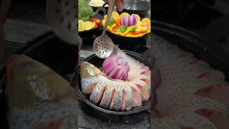 fish with onion recipe #youtubeshorts #trendingshorts #newcookingskills #shorts