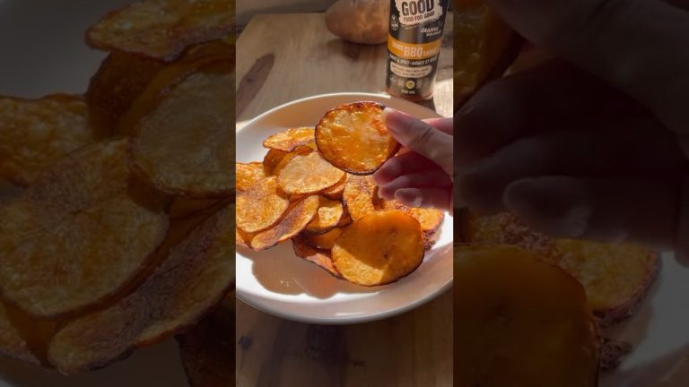 CRISPY Homemade BBQ Chips!!