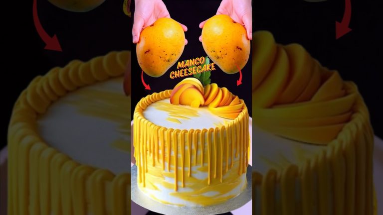 3 Ingredients Mango cheesecake better than blueberry||#shortsfeed