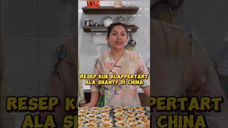 Resep kue klappertart ala Shanty di China #shantydichina