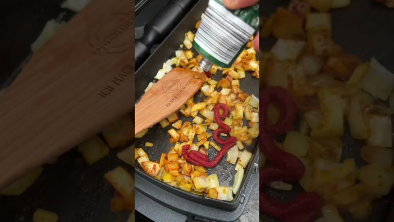 Werbung – Selbstgemachte Currywurst mit der richtigen Currywurst im OptiGrill #shorts #optigrill