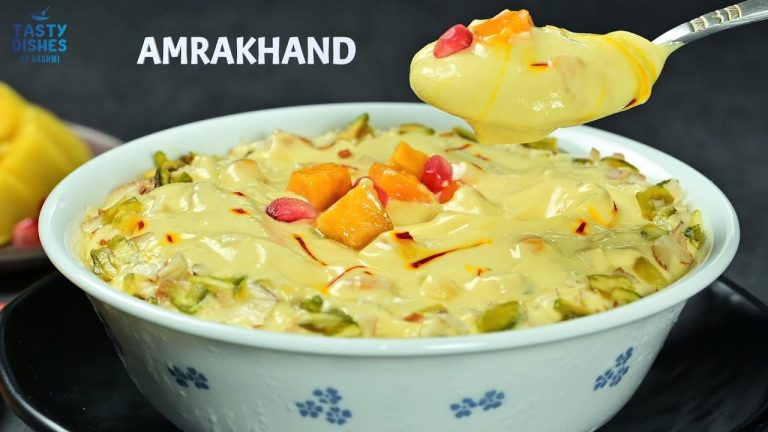 Mango Shrikhand: A Refreshing and Creamy Dessert | Amrakhand Recipe