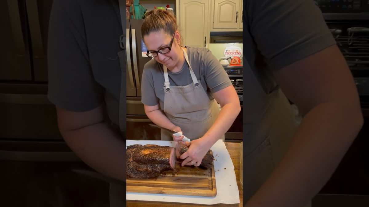 Brisket Time #ladysfarm #farmmom #brisket #smokedbrisket #smokedbbq #tradwife #bbq