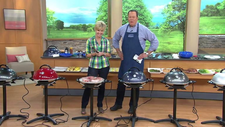 George Foreman 15 Serving Indoor/Outdoor Electric Grill with David Venable