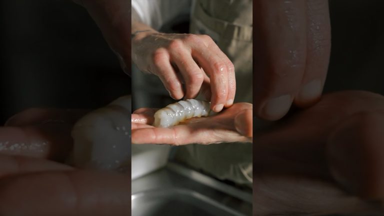 Michelin-star peas and shrimp tartlet recipe ⭐️