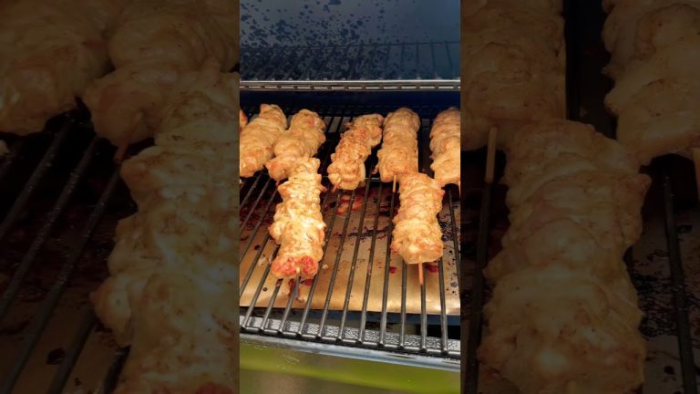 Chicken Kebab on Grill