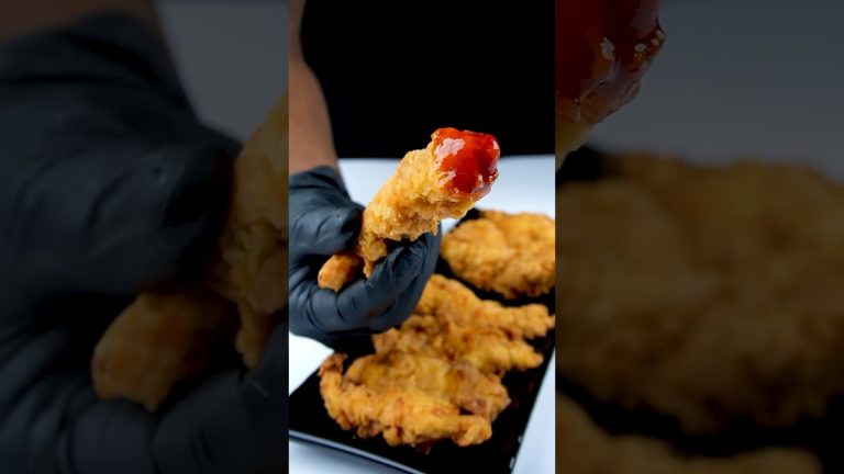 Tandoori Chicken strips!             #asmr #cooking #chicken