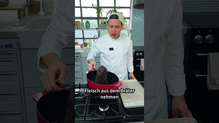 Hier kommt der nächste Klassiker: Hannes verrät euch heute, wie er leckeren Sauerbraten zubereitet 🙌