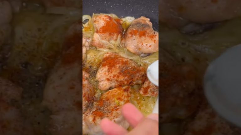 Chicken thigh recipe After eating this dish, you will want to make it every day #shortvideo #shorts