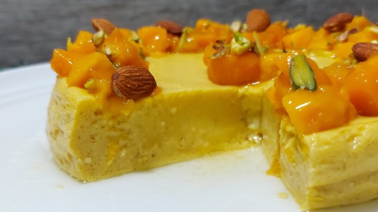 আম দিয়ে তৈরি একদম নতুন স্বাদের ডেজার্ট রেসিপি⁉️new dessert recipe/mango yogurt pudding