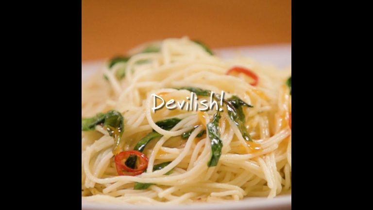Devilish Angel Hair Pasta