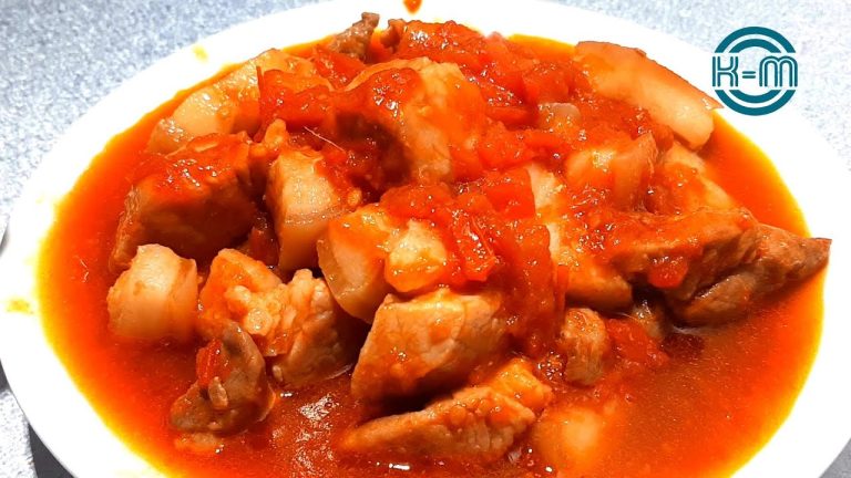 #5 Stewed Pork in Tomato sauce | By K-M Cooking Food