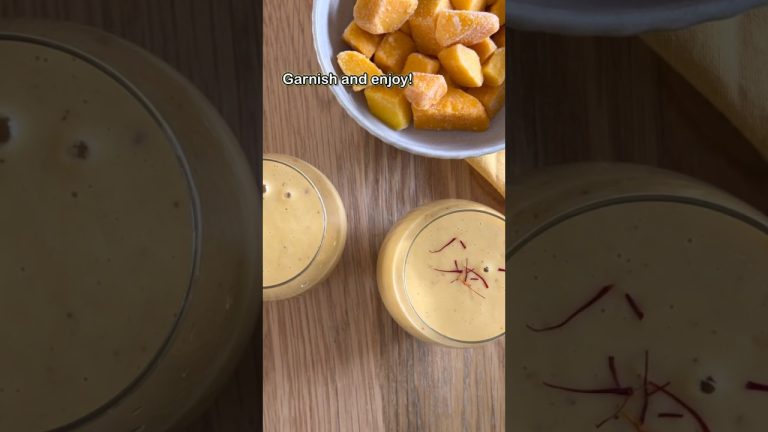 Breakfast smoothie – episode 1 mango smoothie #smoothierecipes