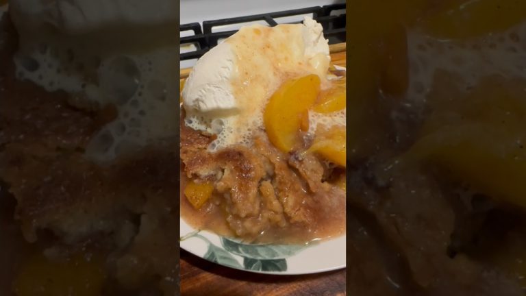 Easy Peach Cobbler Recipe