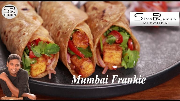 Paneer Frankie Roll Recipe in Tamil | Mumbai Frankie | Veg Roll | Sivaraman Kitchen