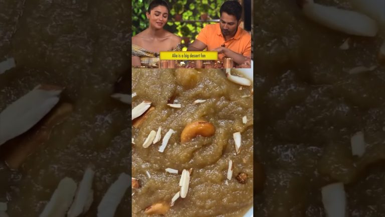 Aalia Bhatt fav Indian dessert recipe😋😋 #shorts #youtubeshorts #shortsfeed  #viral #food #dessert