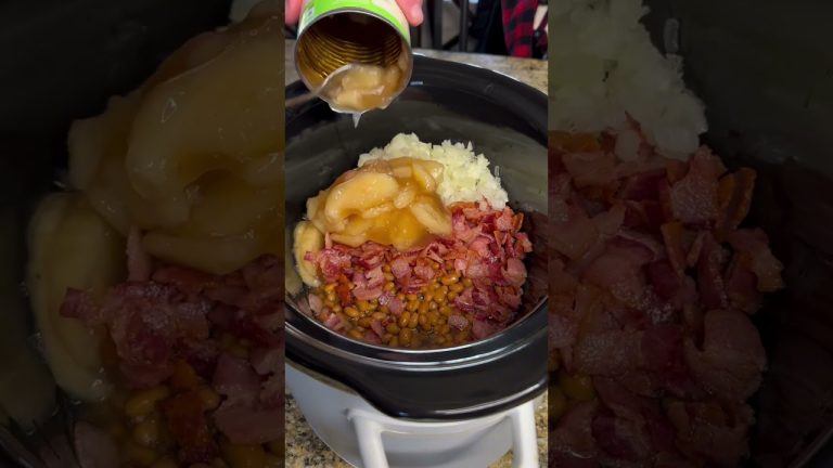 BBQ Bacon Apple Pie Baked Beans