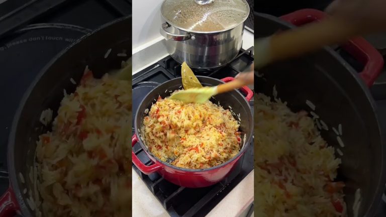 PEPPER RICE  #youtubeshorts #cooking #food #recipe #shortsafrica #shorts