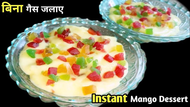 गर्मियों में मिनटों में बनाए ठंडा ठंडा मैंगो डेजर्ट | Mango Dessert Recipes| Mango Pudding