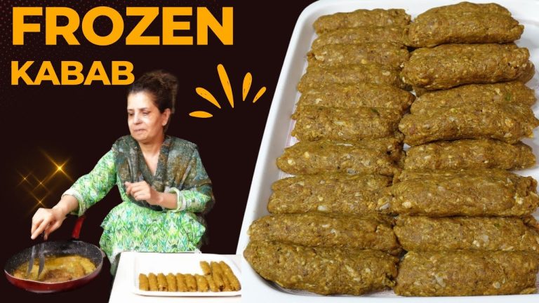 Frozen Kebab Recipe | Kabab Recipe | Fry Frozen Kebab | Beef Kebab