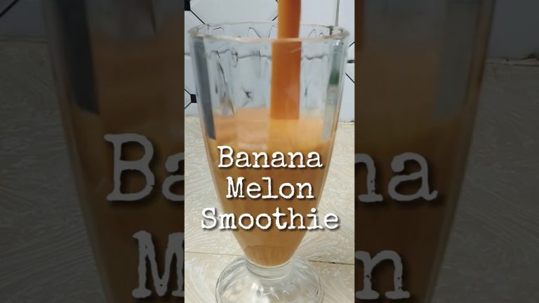 Banana Melon Smoothie 🍹