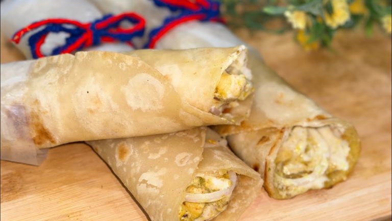Chicken Mayo Chutney Roll Paratha Recipe | Kitchen With Fiza
