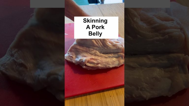 Master Butcher Skills: How to Perfectly Skin a Pork Belly Step-by-Step | BBQ Butcher NZ
