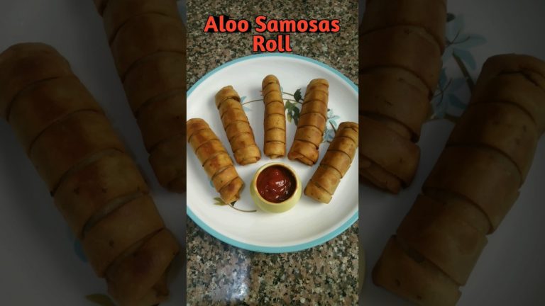 Aloo Samosas Roll I Aloo Samosas Roll recipe I Samosa Roll recipe