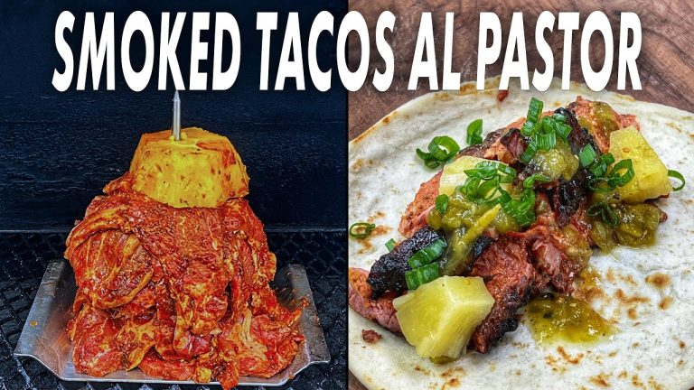 Al Pastor Pork Smoked On The Lone Star Grillz Offset For Delicious Tacos
