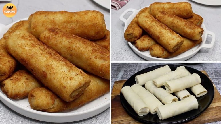 মাত্র ১ কাপ আটা আর সামান্য সবজি দিয়ে মজাদার ভেজিটেবল রোল | Bangladeshi Vegetable Roll Recipe | nasta