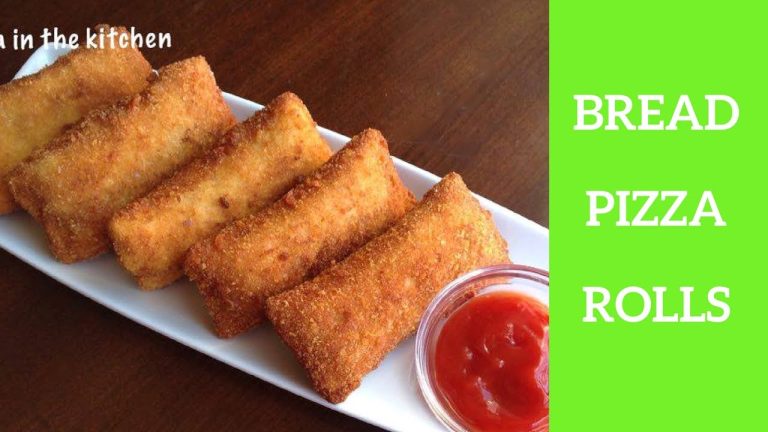 Bread Pizza Roll Recipe – Homemade Pizza Bread Roll – Ramadan Recipes by (HUMA IN THE KITCHEN)