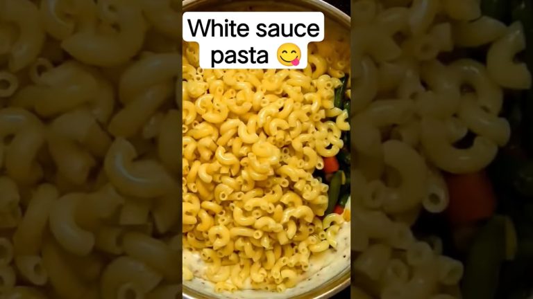 White sauce pasta #pasta #whitesauce #shorts