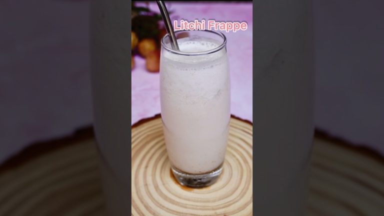 #litchifrappe #shorts #youtubeshorts #viral #litchijuice #litchishake #shortsfeed #shake #trending